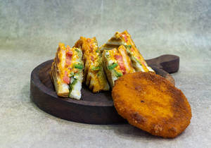 Aloo Tikki Sandwich