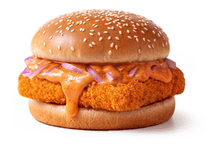 Spicy Patakha Paneer Burger