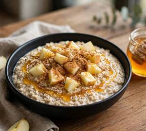 Apple Cinnamon Muesli Oats Bowl [Instant - Healthy Breakfast]
