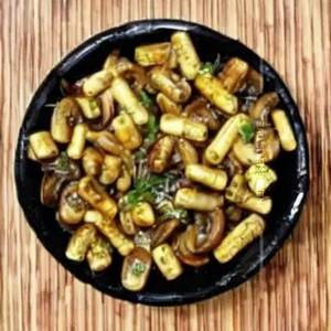Mushroom & Baby Corn Salt & Pepper