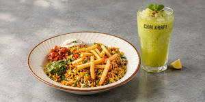Veg Biryani With Aam Panna