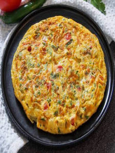 Masala Omelette Souffle