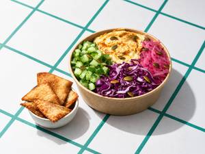 Spiced Hummus & Pickled Veg Plate