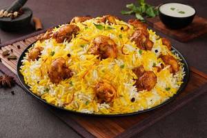 Lucknowi-Mushroom King Biryani (Serves 2)