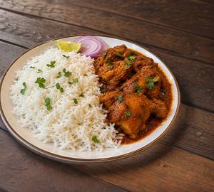 Mutton Chawal Combo