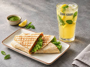 Veggie Fusion Wrap With Nimbu Paani