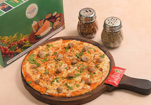 Mushroom Dosa Pizza ( Loaded With Cheese )