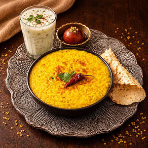 Dal Khichdi Meals.