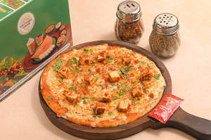 Paneer Dosa Pizza  ( Loaded With Cheese )