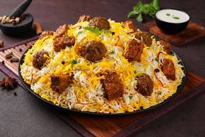 Lucknowi Mutton Kefta King Biryani (Serves 2)