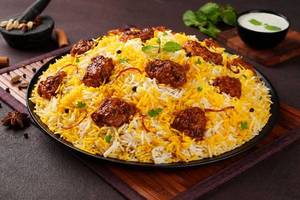 Lucknowi Pepper Chicken Biryani (Serves 2).