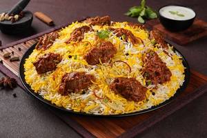 Lucknowi Mutton Dum King Biryani (Serves 2)