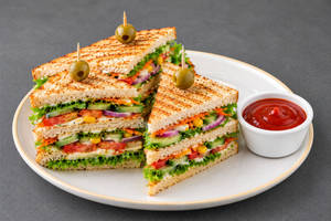 Green Veg Club Sandwich