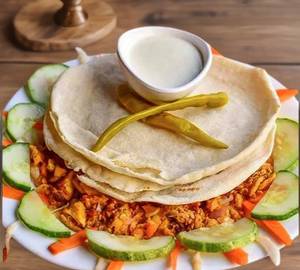 Plate chicken Shawarma
