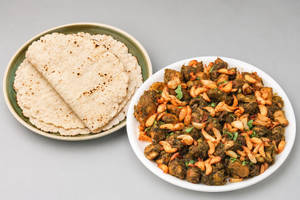 Chicken Garlic Tawa Fry 250gm + Cycle Chaap Roti 4