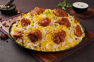Lucknowi Chicken Tikka Dum King Biryani (Serves 2)