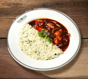 Barbeque Cottage Cheese With Herb Rice