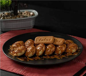 Lotus Biscoff Caramel Mini Pancakes