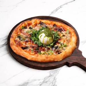 Burrata And Sun Dried Tomato Verde Pizza ([10 inches])