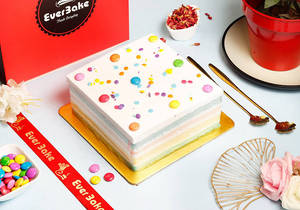 Rainbow Cake 1/2 Kg