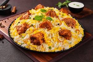 Lucknowi Tandoori Soya Chaap Biryani (Serves 2)