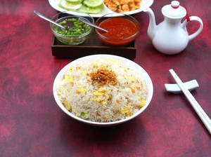 Egg Burnt Garlic Rice