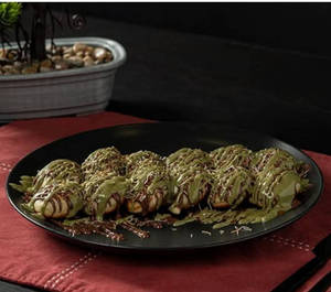 Dubai Chocolate Kunafa Mini Pancakes