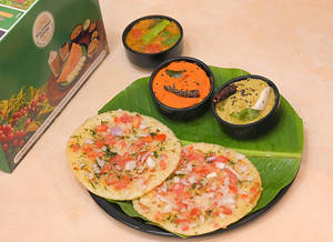 Ghee Onion Tomato Uttappam