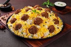 Lucknowi Meat Ball King Biryani (Serves 2)