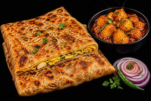 Kolkata Chicken Mughlai Paratha