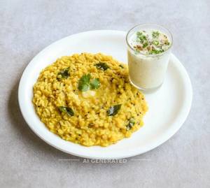Dal Khichdi + Butter Milk