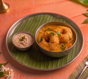 Festive Special Sambar Vada – 2 Pieces