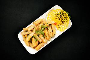 Butter Chilli Baby Corn Potato