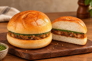 Mutton Kari Vada Burger