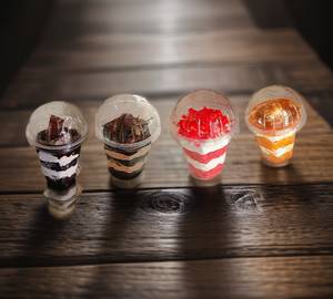 Glass Cake Combo - Choose Any 4 ( Each of - 100 Gram )