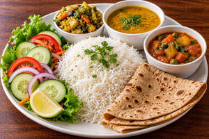 Veg Meal With Salad