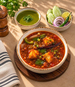 Chilli Paneer Gravy [Serves 1-2]