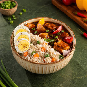 Rooster Chicken Rice Bowl