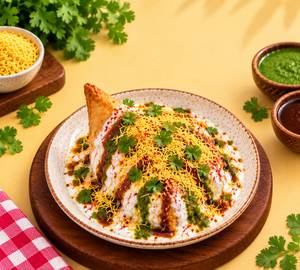 Dahi Samosa Chaat