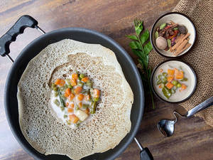 Appam (2 Pcs) With Stew