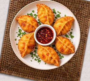 Cheese Corn Fried Momos