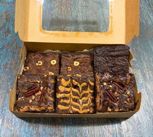 Assorted Eggless Brownies- Pack Of 6