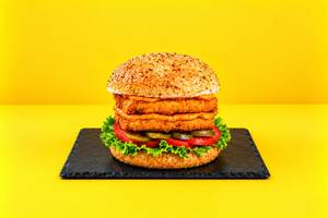 Double Paneer Crisp Burger