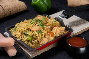 Chicken Sausage Maggi