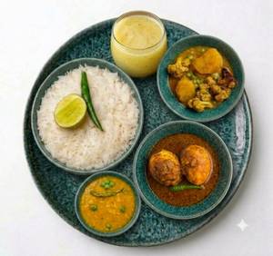 Bong Full Double Egg Thali 
