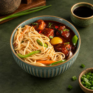 Paneer Manchurian Noodles Bowl