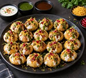 Dahi Poori -18 Pc