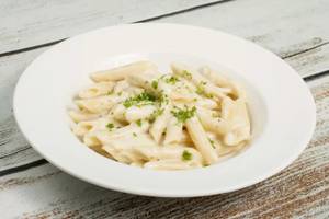 White Arrabiata Penne Pasta