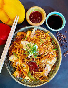 Egg Schezwan Noodles