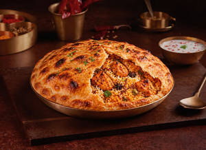 Chicken Parda Dum Biryani - Regular (serve 1) 3 Pcs Chicken